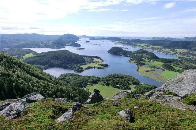 Utsikt fra fjellet