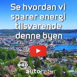 Se hvordan Autoretur sparer energi tilsvarende denne byen