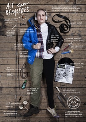 Malin Jacob, plakat Ta vare på det du har. Foto: Eivind Stoud Platou