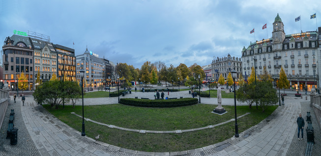 Panoramabilde av Eidsvollsplass