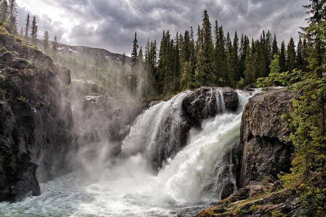 Rjukandefossen natur