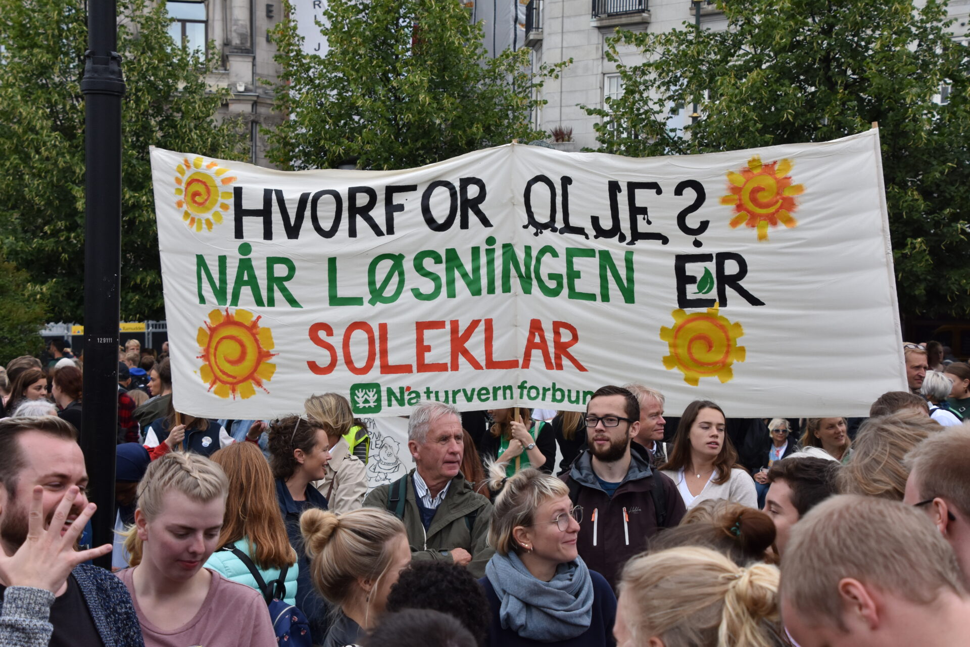 Banner hvorfor olje når løsningen er soleklar