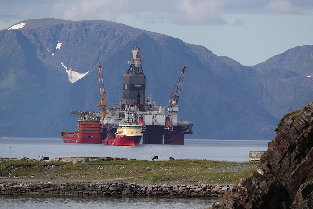 leteplattform ved Hammerfest