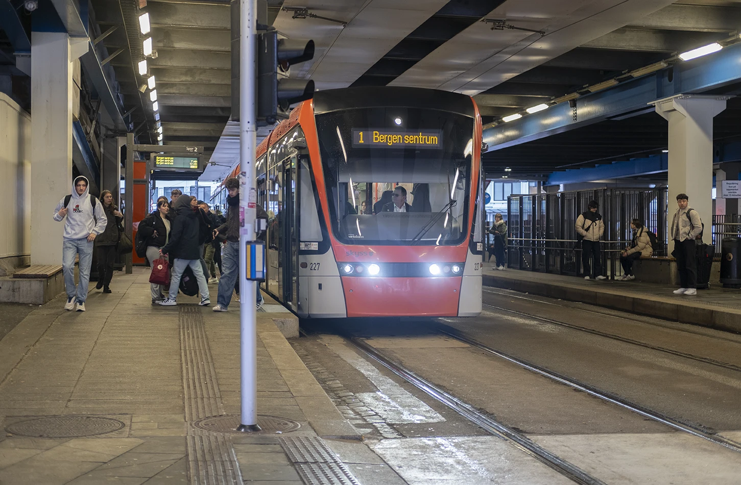 Bybanen ved busstasjonen