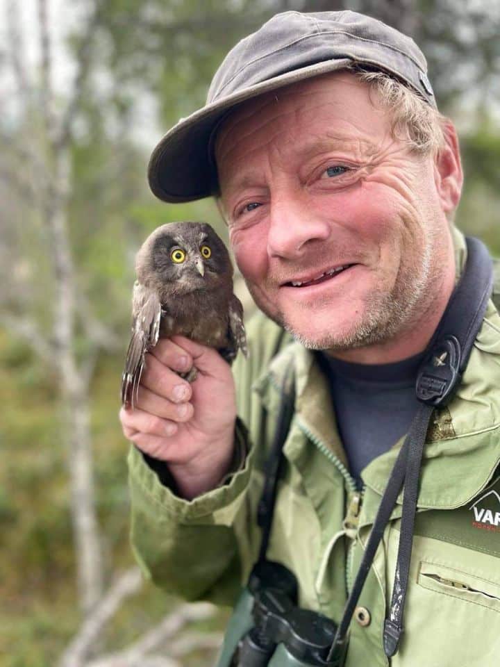 Guide er ornitolog Tom Roger Østerås